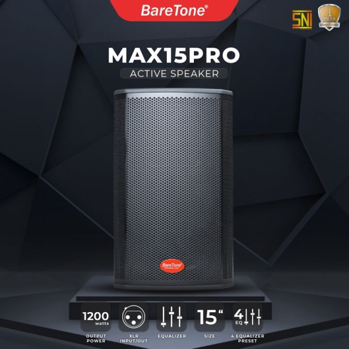 Speaker Aktif Baretone Max Pro Pro Pro Watt Inch