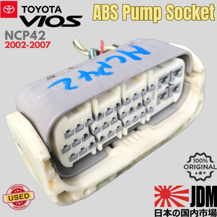 Toyota Vios Ncp Abs Pump Socket Original Used Lazada