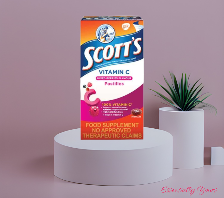 Scott S Vitamin C Mixed Berries Flavour Each Pack Contains Pastilles