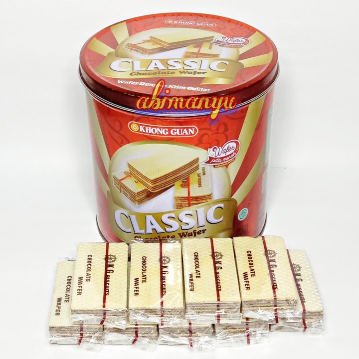 Wafer Khong Guan Classic Kaleng Gr Lazada Indonesia