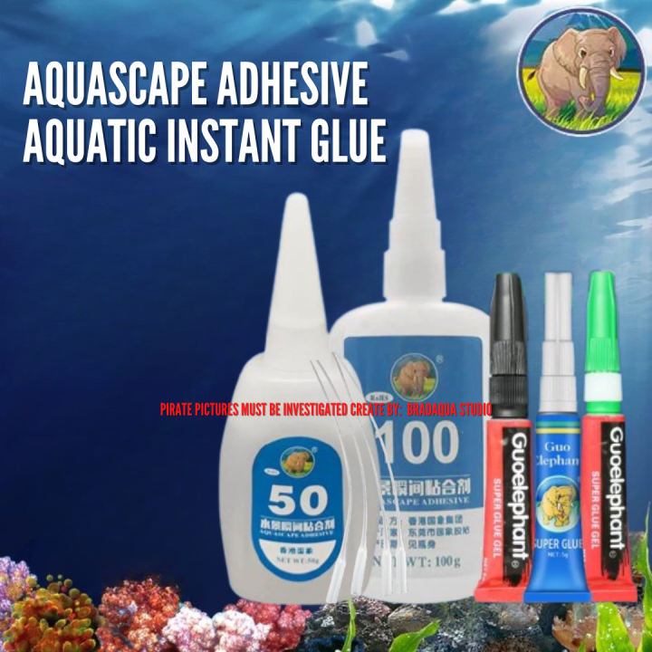 AQUARIUM Aquascape Adhesive Aquatic Glue Plants Grass Adhesive Fish