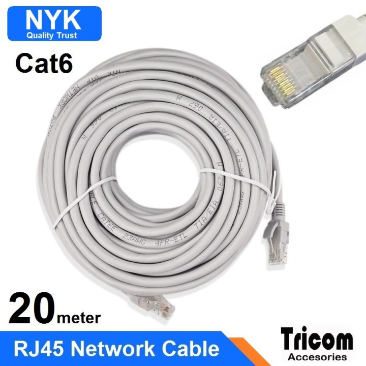 Nyk Kabel Lan Utp Cat M Rj Internet Ethernet Cable Lazada