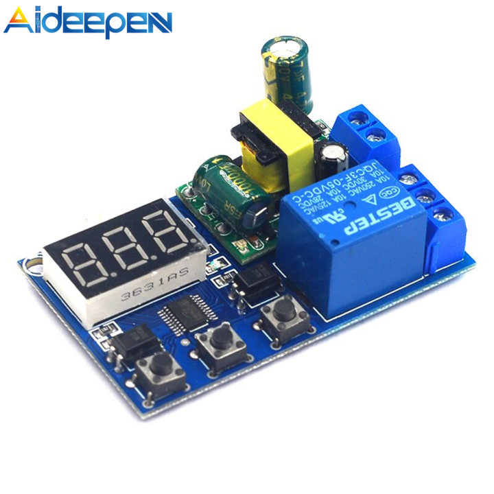 Ready StockOriginal Aideepen One Channel Relay Timing Module 220V