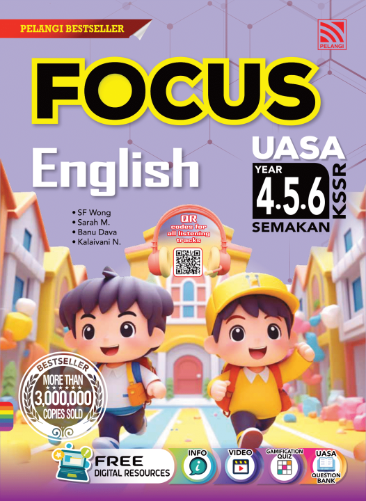 Pelangi Buku Rujukan Focus KSSR 2024 Tahun 4 5 6 Lazada