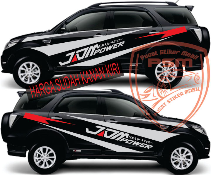 New Sticker Stiker Mobil Terios Rush Stiker Body Samping Mobil Toyota