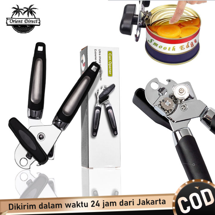 In Can Opener Stainless Steel Alat Pembuka Kaleng Putar Manual