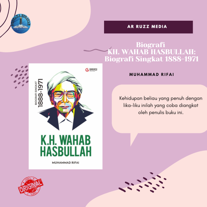 Buku Biografi KH WAHAB HASBULLAH Biografi Singkat 1888 1971