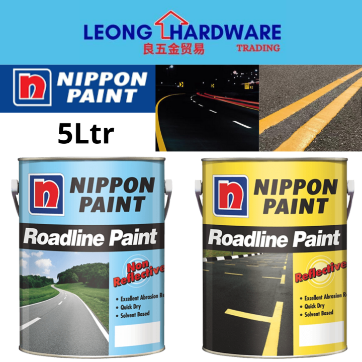 Original Nippon Paint Roadline Paint Reflective Cat Jalan Raya