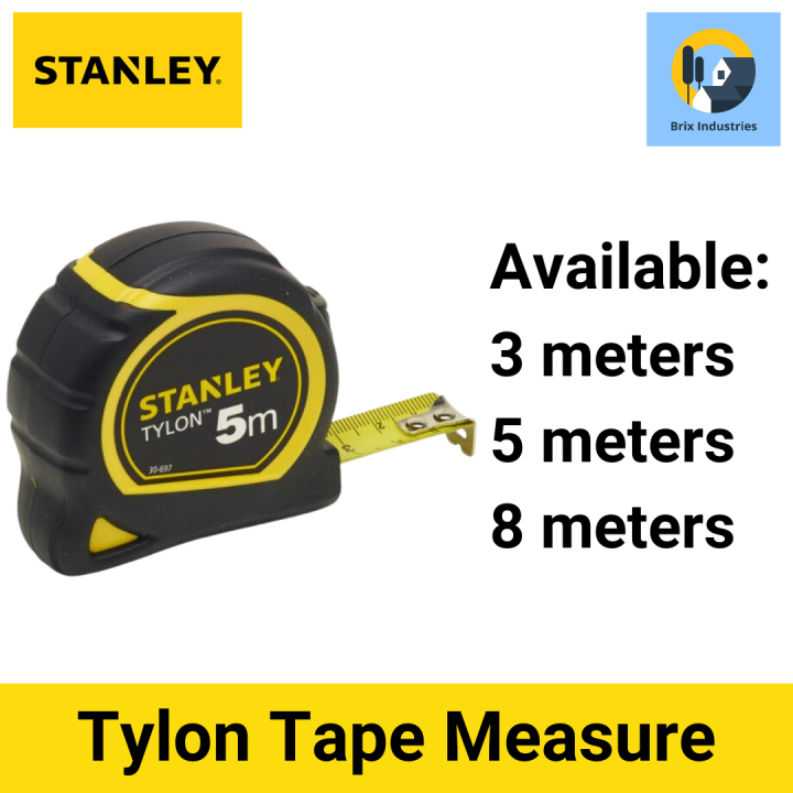 Stanley Tape Measure M M Or M Rubber Grip Tylon Case Bi Material