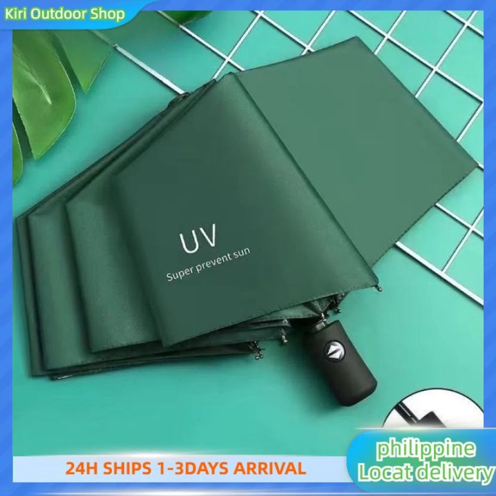 Uv Sunscreen Eight Bone Umbrella Protection Sunshade Three Folding