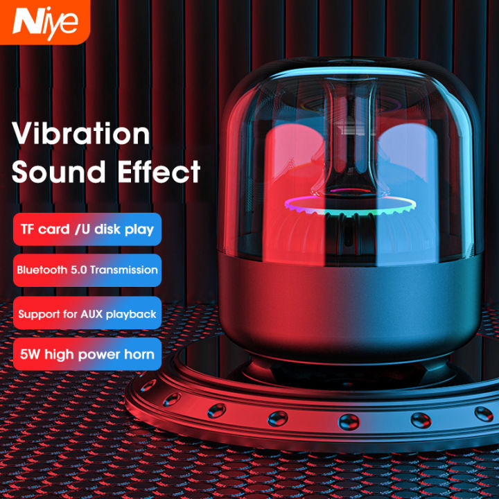 Niye Wireless Bluetooth Speaker Rgb Portable Charging Speaker Hifi D