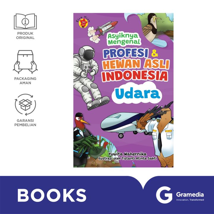 Asyiknya Mengenal Profesi Dan Hewan Asli Indonesia Udara Lazada