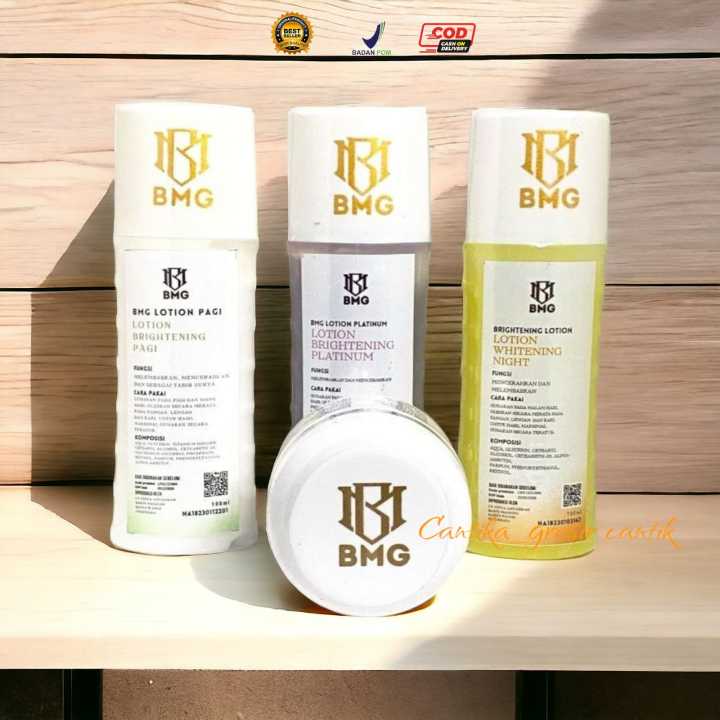 Bmg Lotion Original Bpom Paket Pcs Body Cream Putih Kuning Ungu