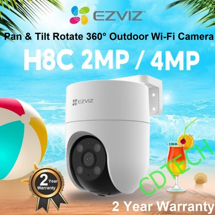 Ezviz H8C 1080p Outdoor Indoor 360 Pan Tilt Smart Color Night Vision