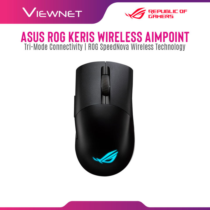 Asus Rog Keris Wireless Aimpoint Gaming Mouse With K Dpi Rog Aimpoint