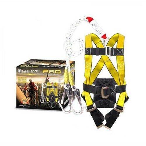 Gosave Safety Belt Full Body Harness Double Big Hook Absorber