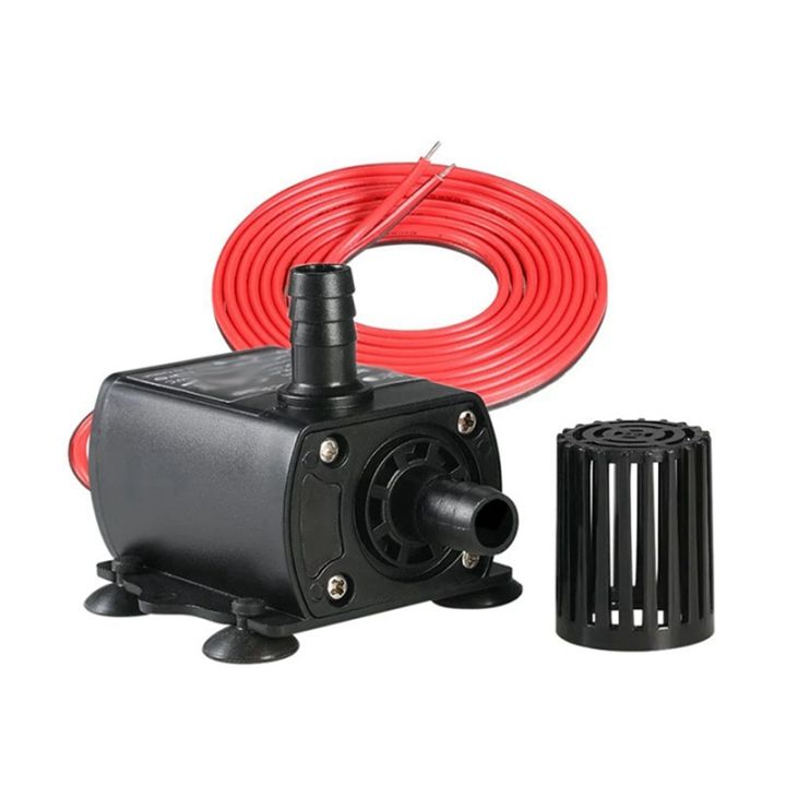 DC 12V 280L H Brushless Submersible Water Pump Waterproof Motor