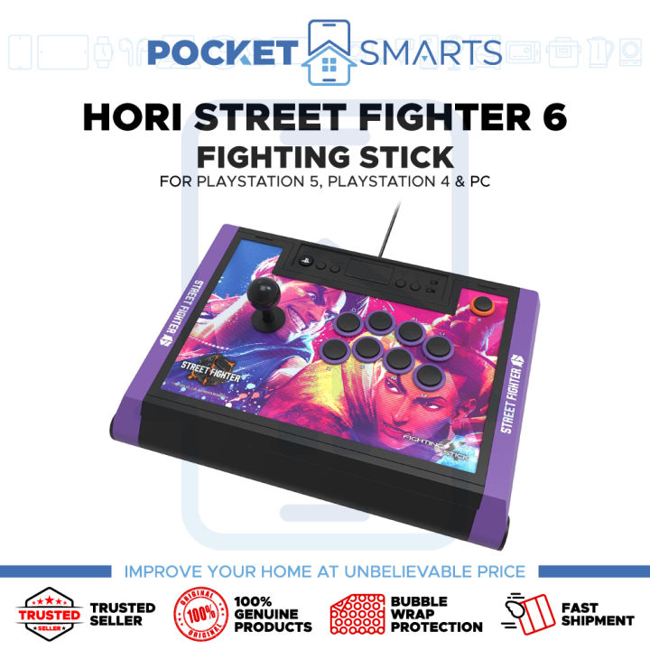 Hori Fighting Stick Alpha Street Fighter Edition For Playstation