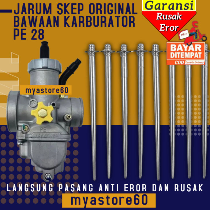 Jarum Skep Sekep Karburator Karbu Karbulator Carbu Carburator PE 28