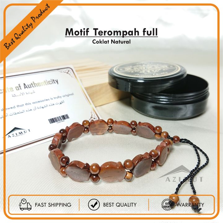 Gelang Kaukah Bersertifikat Gelang Kesehatan Kayu Kokka Motif