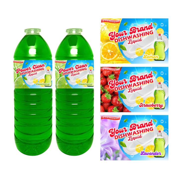 Premium Sticker Label For Dishwashing Liquid 10pcs Lazada PH