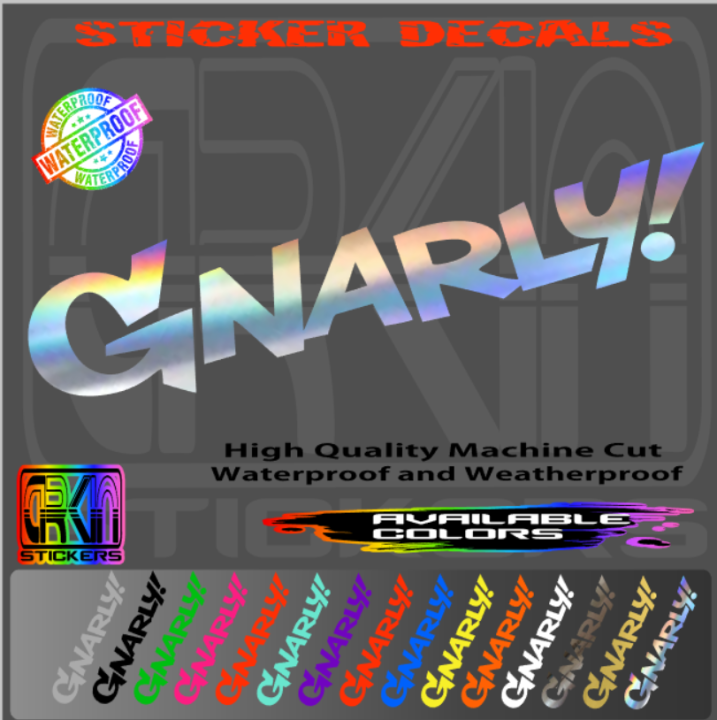 Gnarly Sticker Decals Lazada Ph