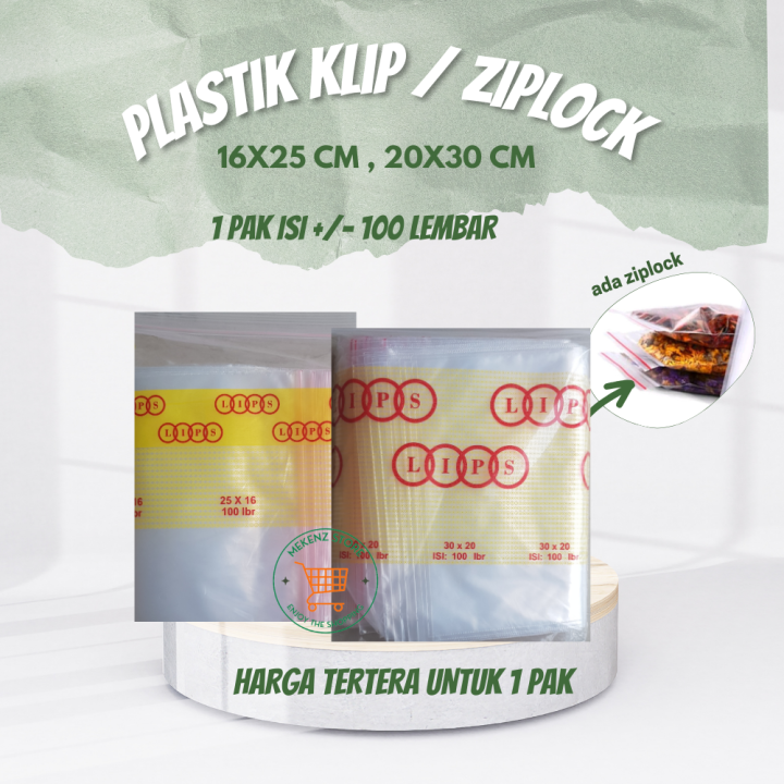 Plastik Klip Ziplock Bening Ukuran X X Isi Lembar Lazada