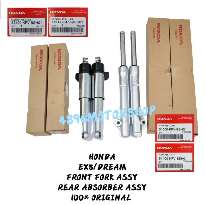 COMBO 2 IN 1 100 ORIGINAL BSH HONDA EX5 EX5 DREAM FRONT FORK ASSY