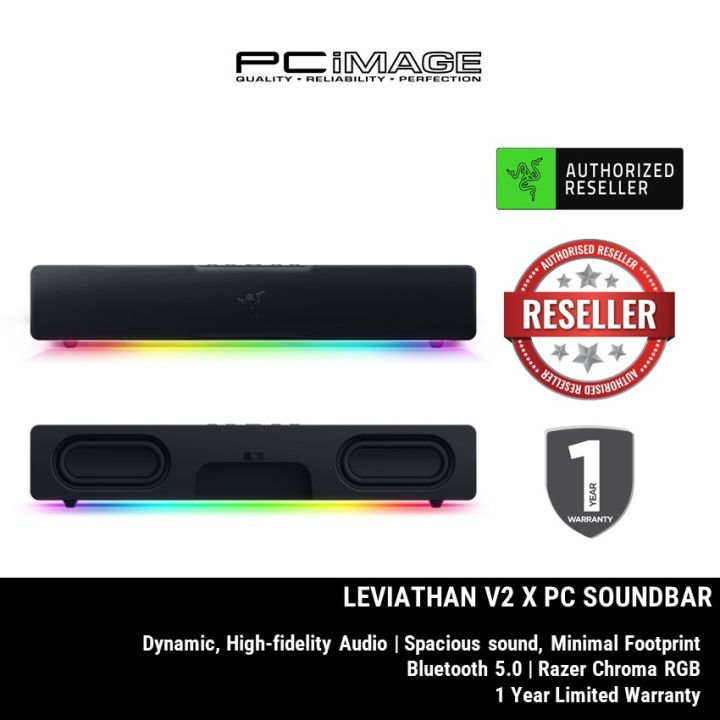 RAZER LEVIATHAN V2 X PC GAMING SOUNDBAR WITH CHROMA RGB BLUETOOTH