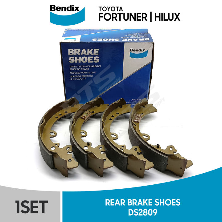 Bendix Rear Brake Shoe Toyota Fortuner 3 0 Hilux 4x4 2005 2015