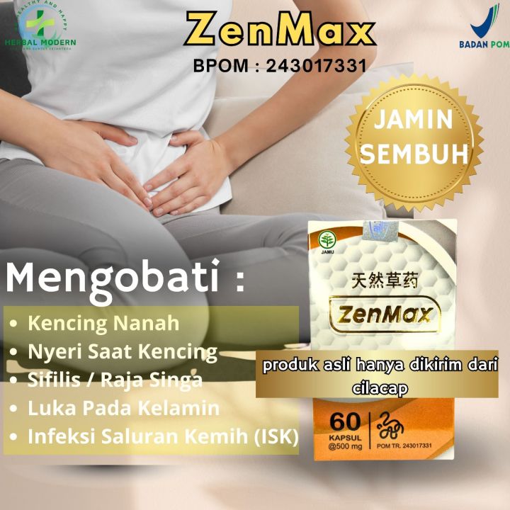 Zenmax Herbal Obat Sifilis Obat Kencing Nanah Obat Gonore Obat Raja