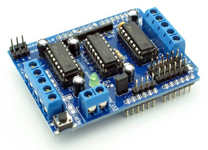 Motor Drive Shield dual L293D for Arduino ขบมอเตอร ควบคมมอเตอร