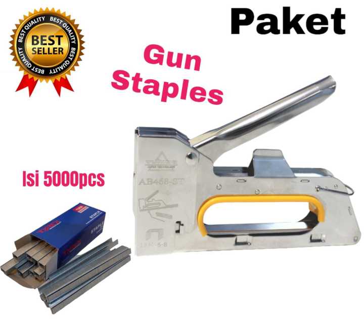 Staples Tembak Gun Tacker Isi Atau Refil 13 8 Stapler Jok Staples