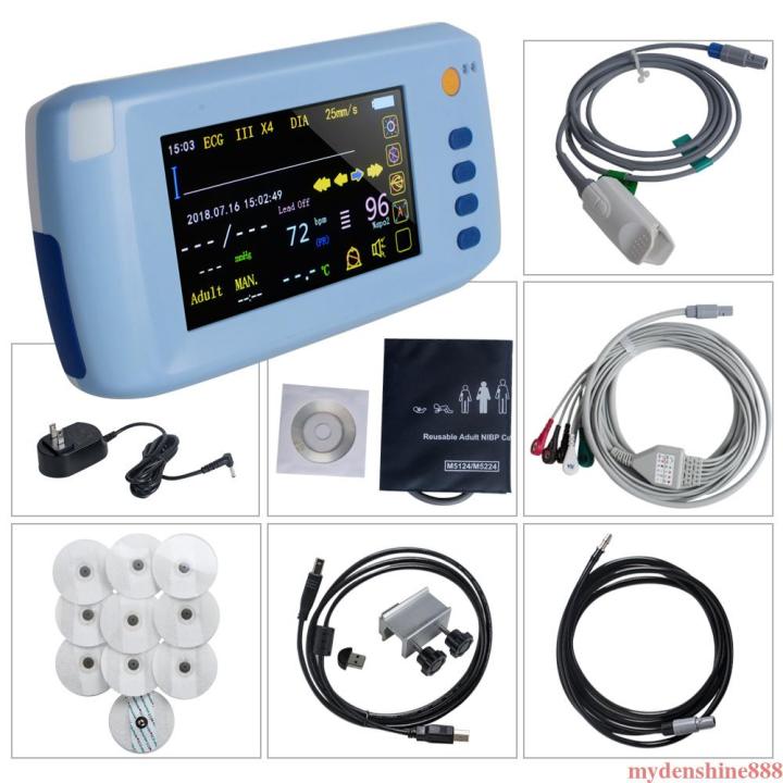 Parameter Portable Monitor Monitor Vital Signs On Lcd Touch Screen