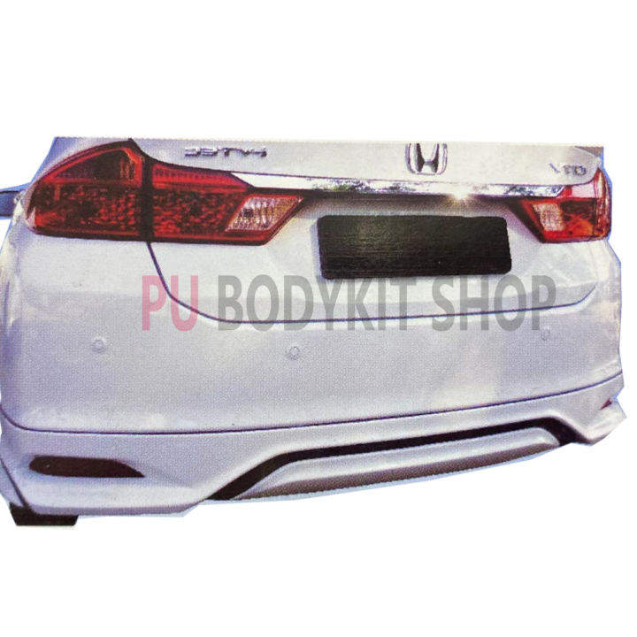 Pu Honda City Rear Skirt Mdl Pu Lazada