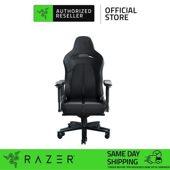 Razer Enki Gaming Chair For All Day Comfort Black Quartz Lazada