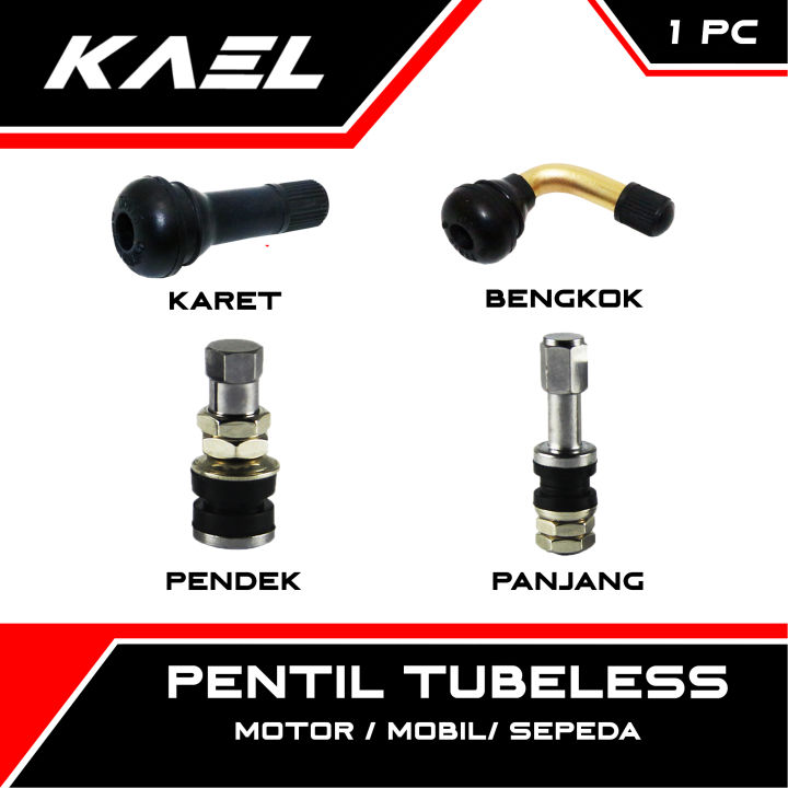 Pentil Tubeless Ban Motor Mobil Sepeda Tubles Tubless Tubeles Tubless