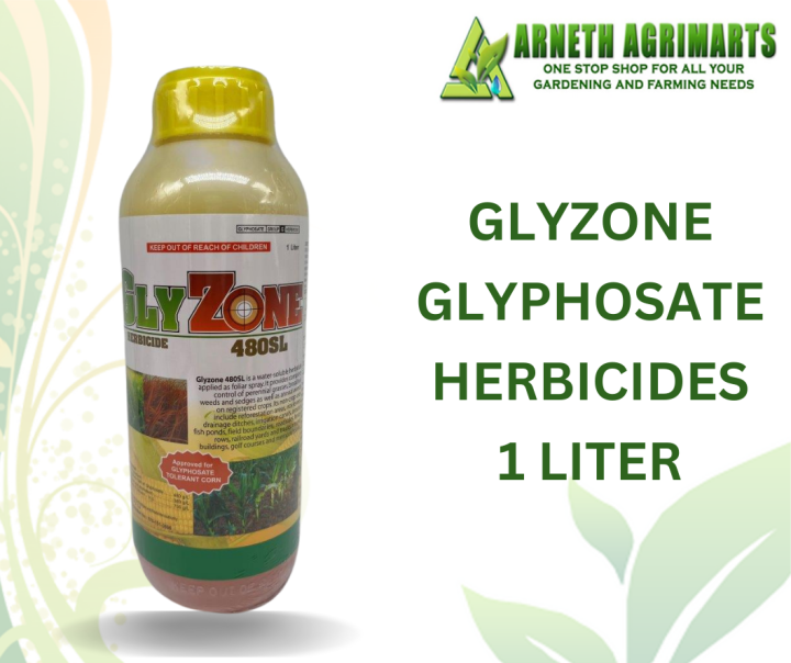 Glyzone Glyphosate Herbicide Pamatay Damo Liter Lazada Ph