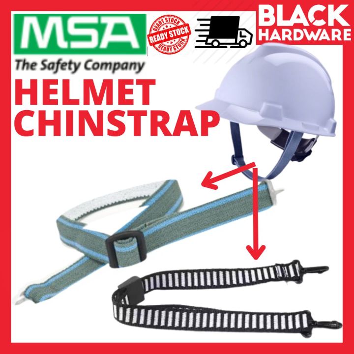 Black Hardware Msa Proguard Tanizawa Chin Strap Topi Tali V Gard Safety