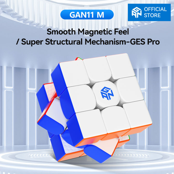 Gan Official Store Gan M X Magnetic Speed Cube Stickerless Gans