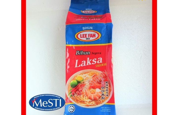 Instant Rice Vermicelli Sarawak Laksa Halal Lee Fah G X Pkts