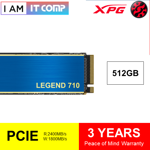 ADATA LEGEND 710 PCIE GEN3X4 M 2 2280 SSD 512GB Lazada