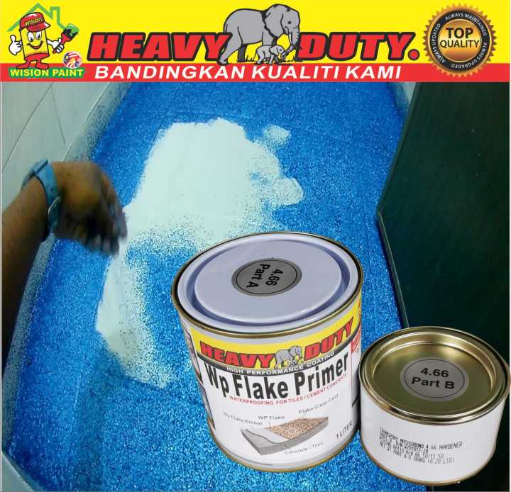 Wp Heavy Duty Epoxy Flake Primer L With Hardener L For Flake