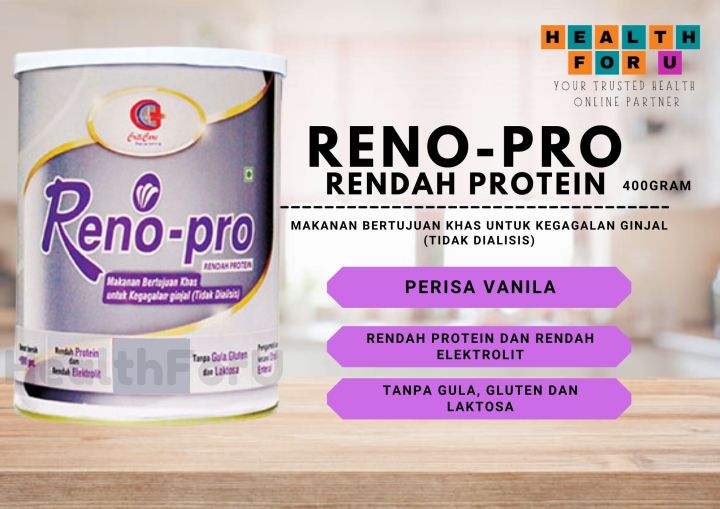 Reno Pro Low Protein Rendah Rpotein Gram Renal Care Milk