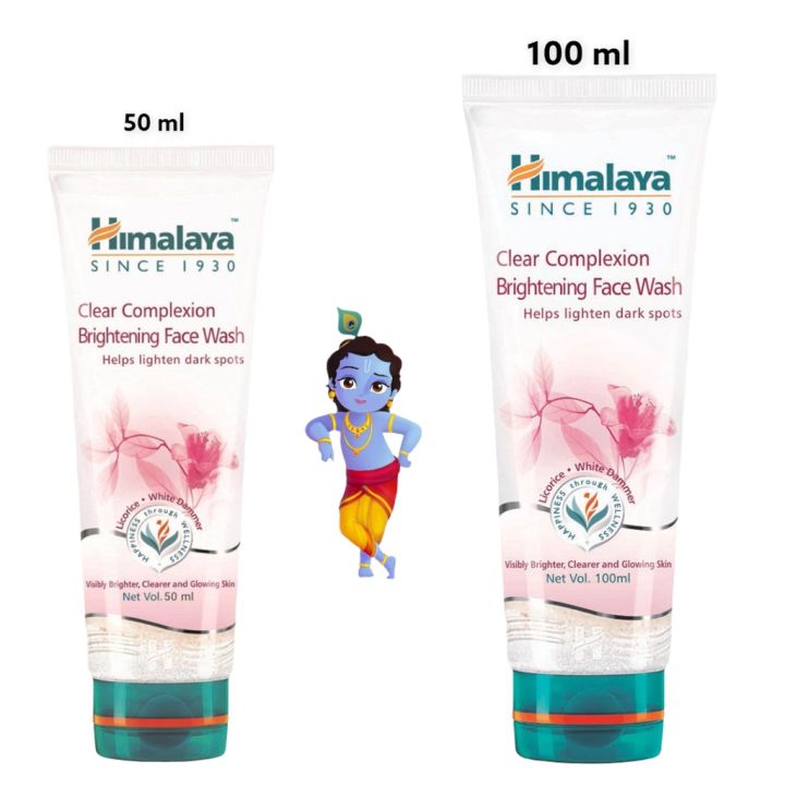 Himalaya Clear Complexion Brightening Face Wash 50 100ml Lazada Co Th