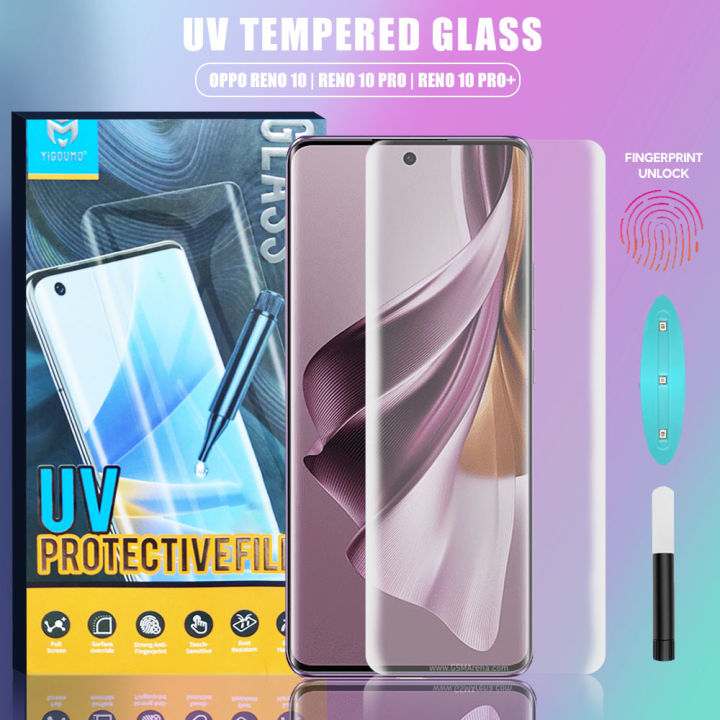 Tcf Nano Uv Light Full Adhesive Glue Liquid Curve Tempered Glass For