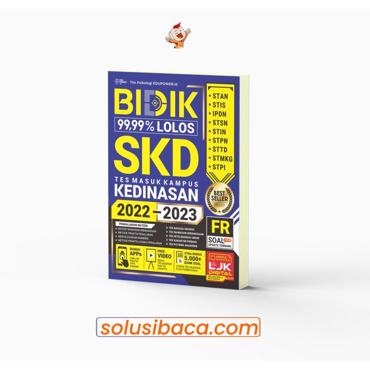 Buku Tes Masuk Kedinasan Bidik Lolos Skd Kedinasan