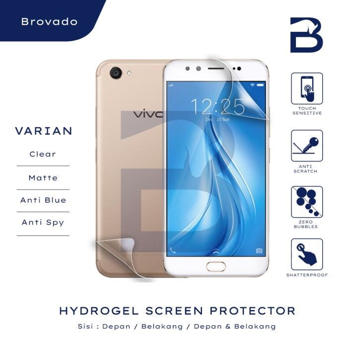 Hydrogel Premium Sparta Vivo V5 Plus Anti Gores Screen Protector Full