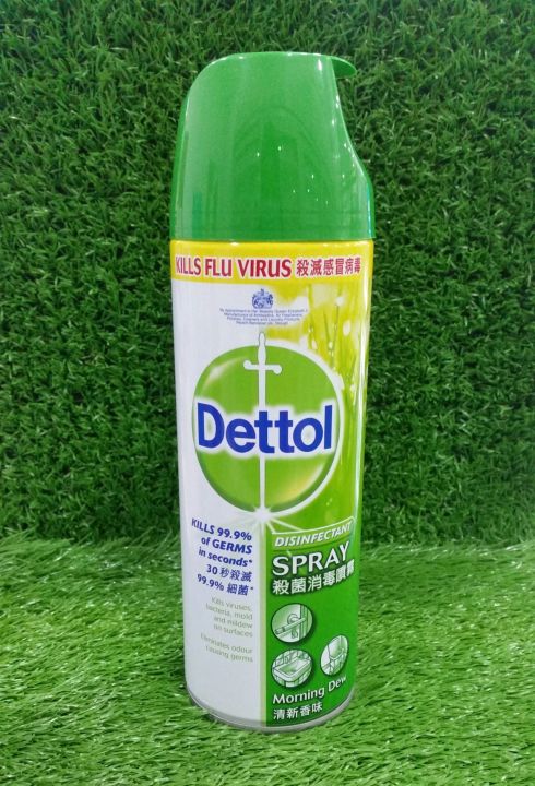 DETTOL DISINFECTANT SPRAY MORNING DEW 450ML Lazada