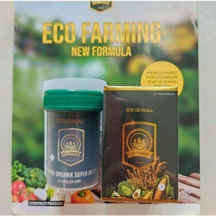 ECO FARMING PUPUK SUPER AKTIF UNTUK TANAMAN 1 TUBE Lazada Indonesia